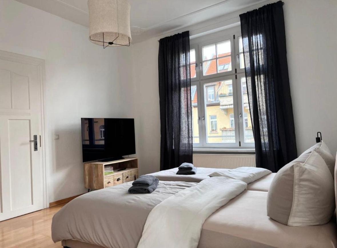 Feine Apartments In Der Suedstadt Von Erfurt Mit Kostenlosen Stellplatz & Flasche Wein Zur Begruessung المظهر الخارجي الصورة