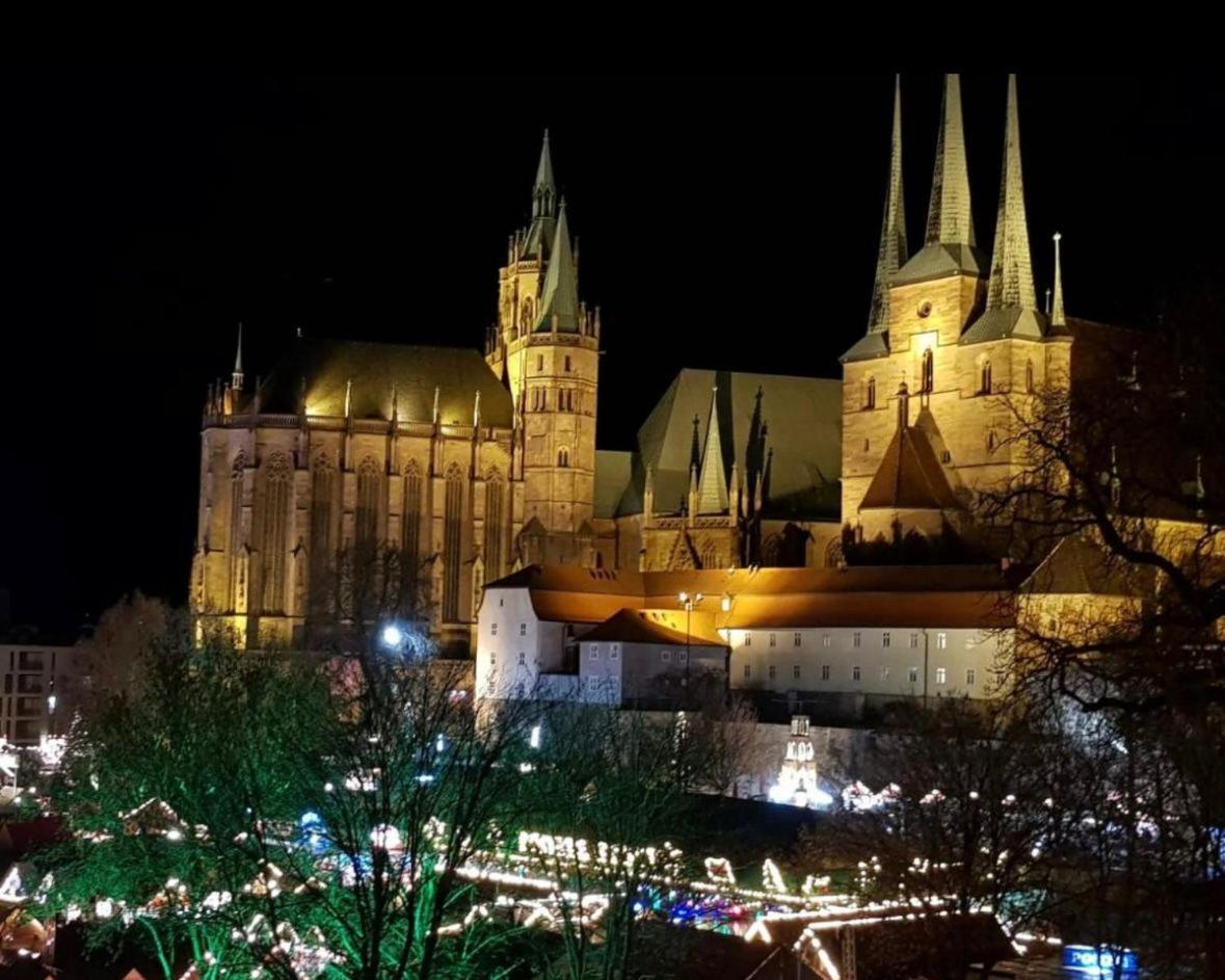 Feine Apartments In Der Suedstadt Von Erfurt Mit Kostenlosen Stellplatz & Flasche Wein Zur Begruessung المظهر الخارجي الصورة